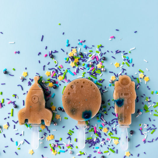 Little Giants Space Ice Block Moulds available at Bear & Moo