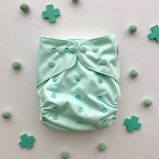 Mint Reusable Cloth Nappy from Bear & Moo